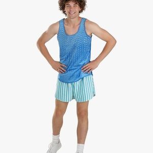 Blue Men's Sleeveless Tank Top - Casual Activewear
